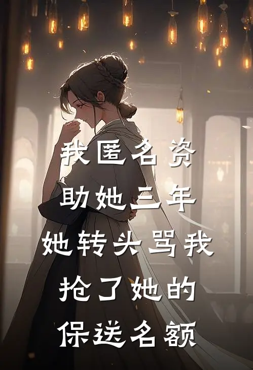 我匿名资助她三年，她转头骂我抢了她的保送名额