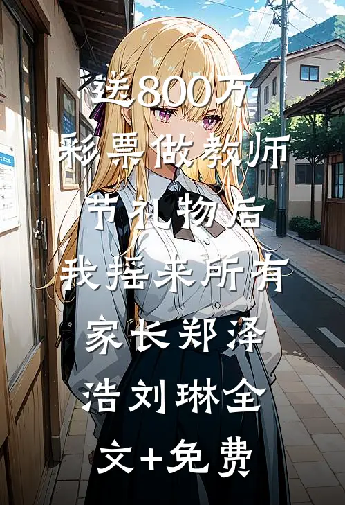 送800万彩票做教师节礼物后，我摇来所有家长郑泽浩刘琳全文+免费