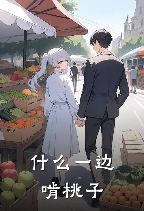 什么一边啃桃子