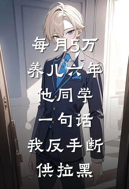 每月5万养儿六年，他同学一句话，我反手断供拉黑