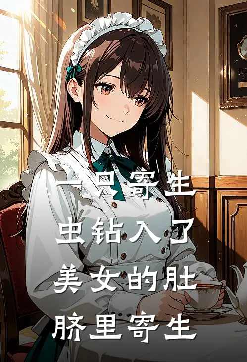 一只寄生虫钻入了美女的肚脐里寄生