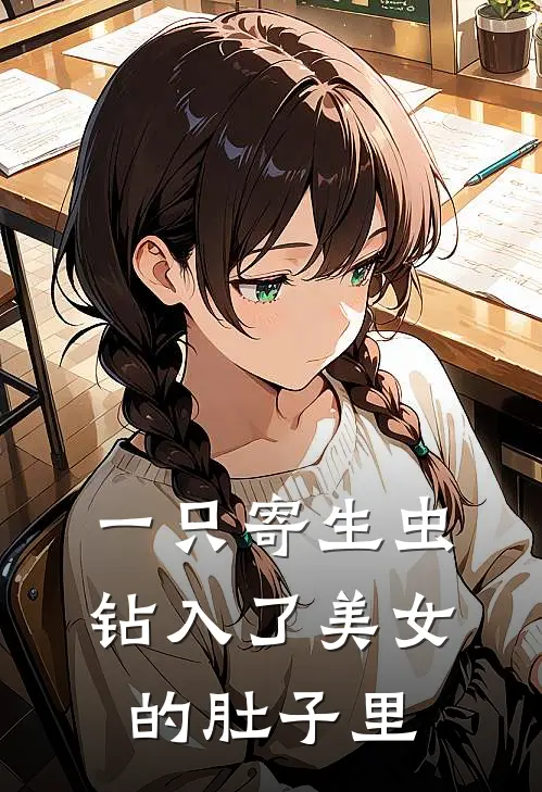 一只寄生虫钻入了美女的肚子里