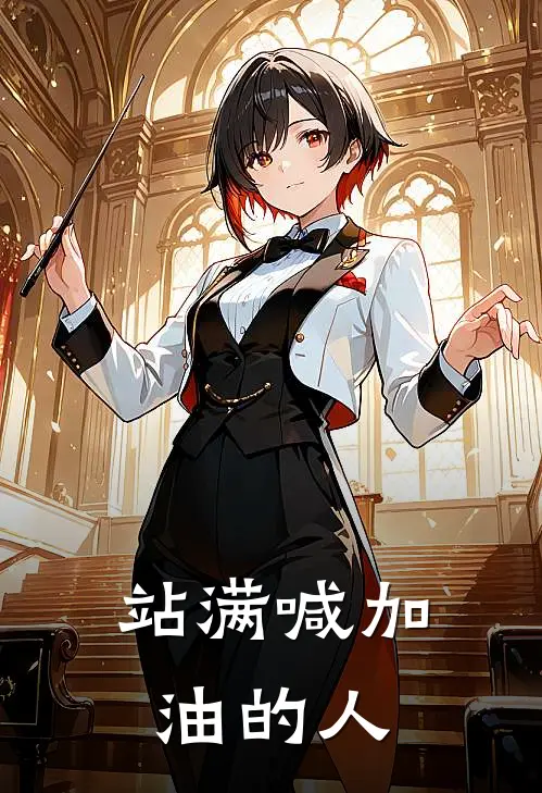 站满喊加油的人