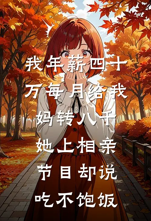 我年薪四十万每月给我妈转八千，她上相亲节目却说吃不饱饭