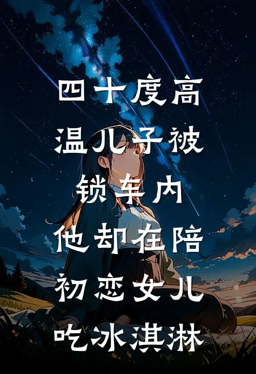 四十度高温儿子被锁车内，他却在陪初恋女儿吃冰淇淋