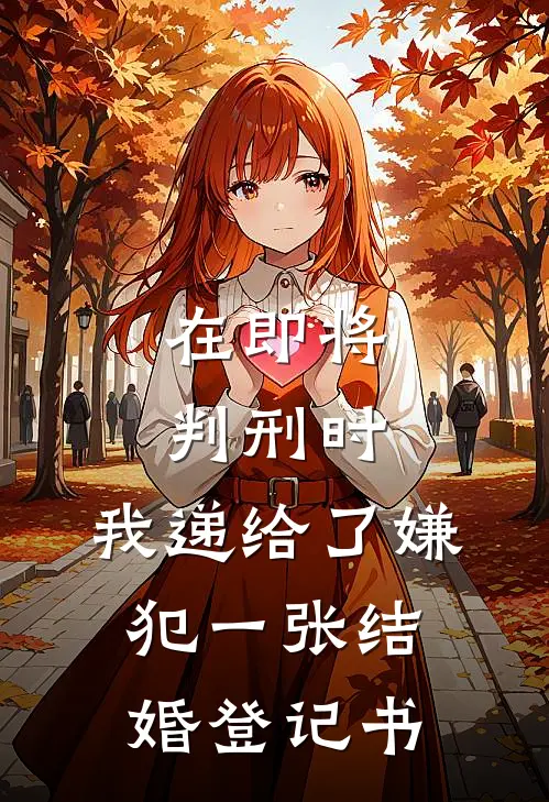 在即将判刑时，我递给了嫌犯一张结婚登记书