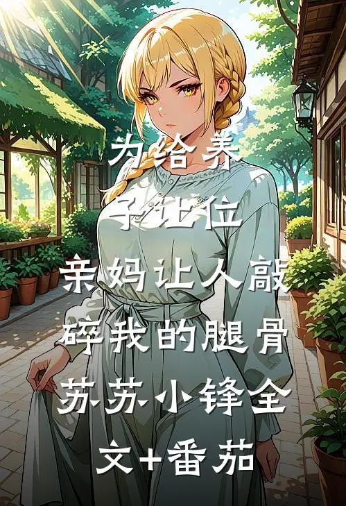 为给养子让位，亲妈让人敲碎我的腿骨苏苏小锋全文+番茄