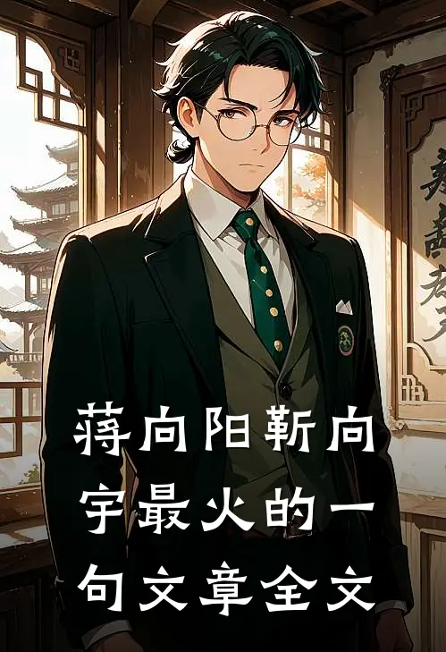 蒋向阳靳向宇最火的一句文章全文