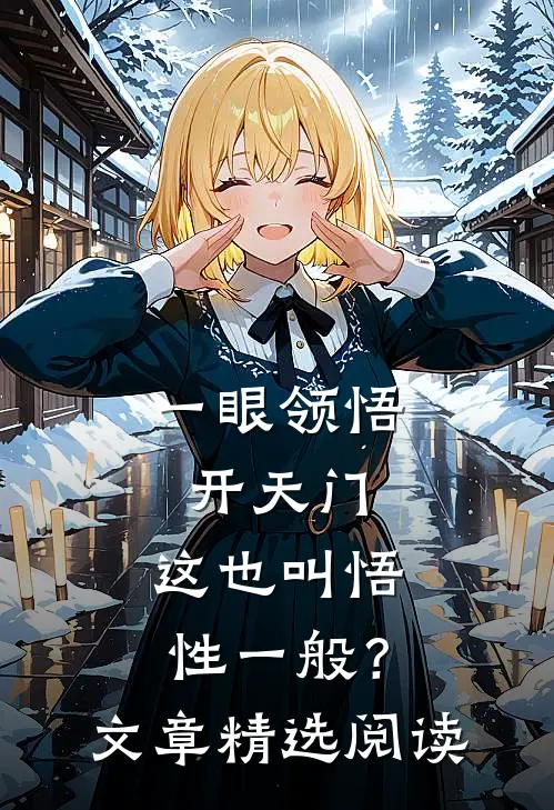 一眼领悟开天门,这也叫悟性一般?文章精选阅读