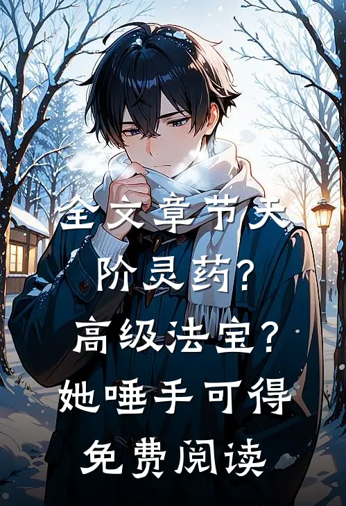 全文章节天阶灵药?高级法宝?她唾手可得 免费阅读